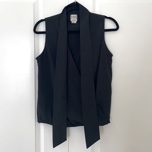 Haute Hippie Black Sleeveless Blouse